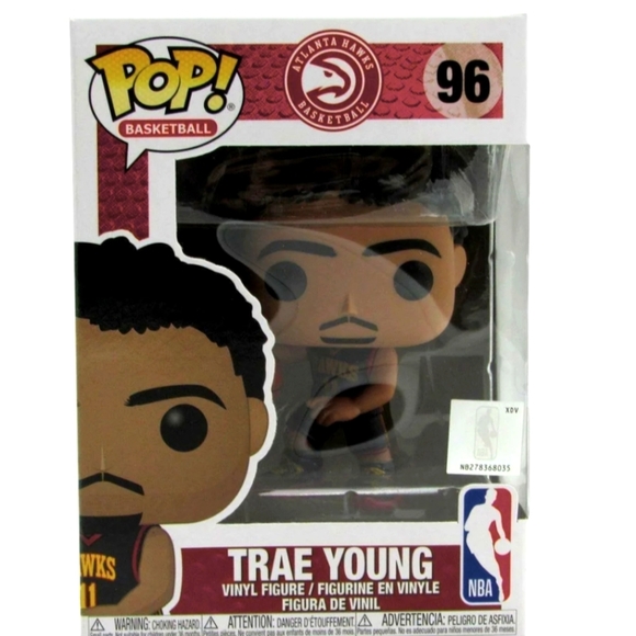 Trae Young Atlanta Hawks 96 Funko Pop NBA Basketball Rookie - Picture 1 of 3